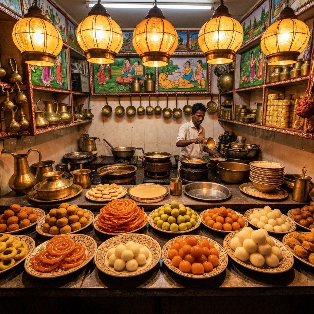 Traditional sweet making